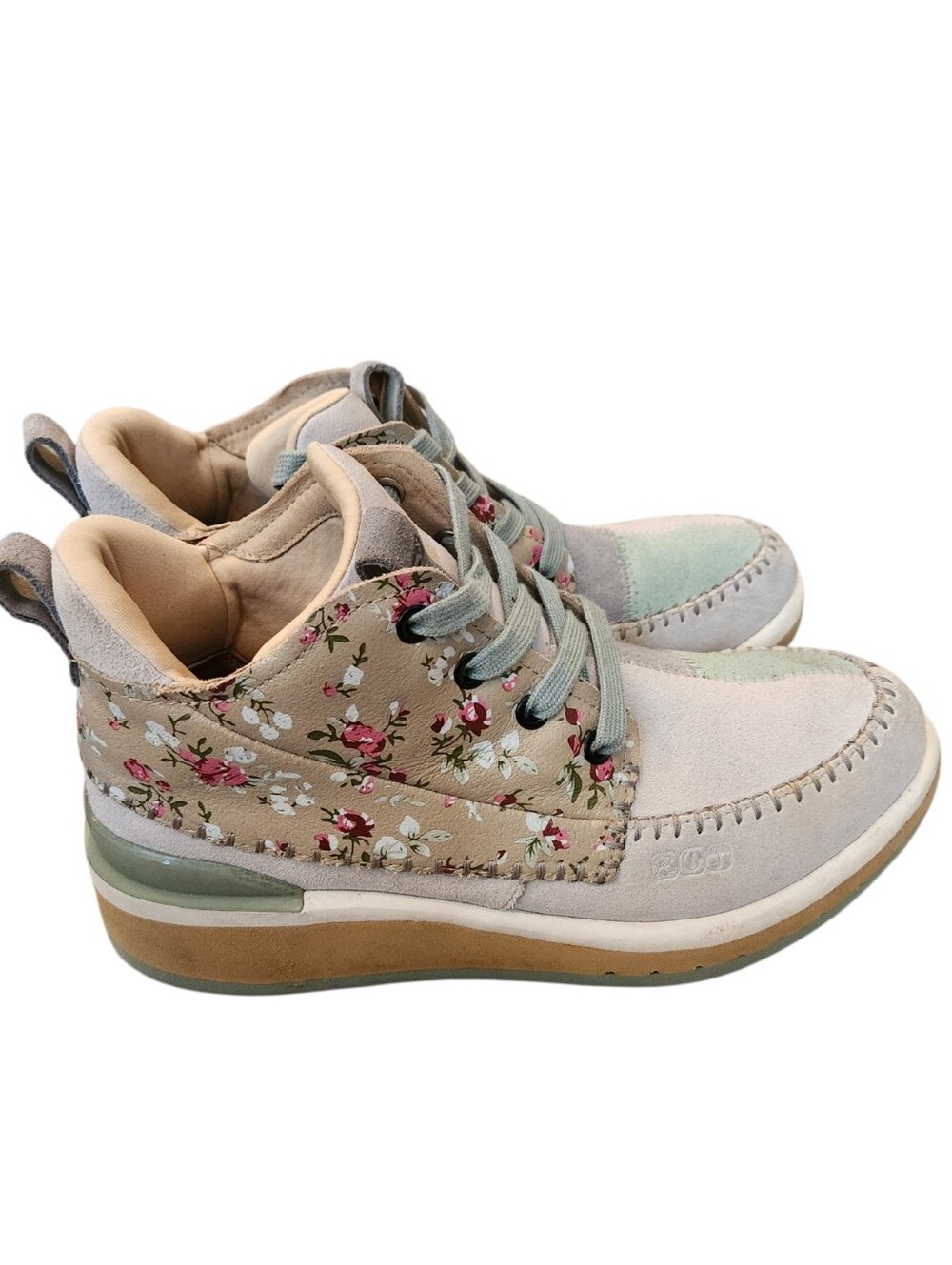 Deckers X Lab Ko-Z Chukka Boot/Sneaker Style Size 7 Patchwork Suede Weatherproof - Picture 3 of 12